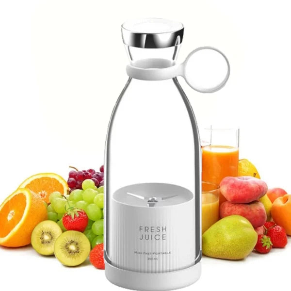 Mini Portable Electric Fruit Juicer & Smoothie Blender (Random Colors)