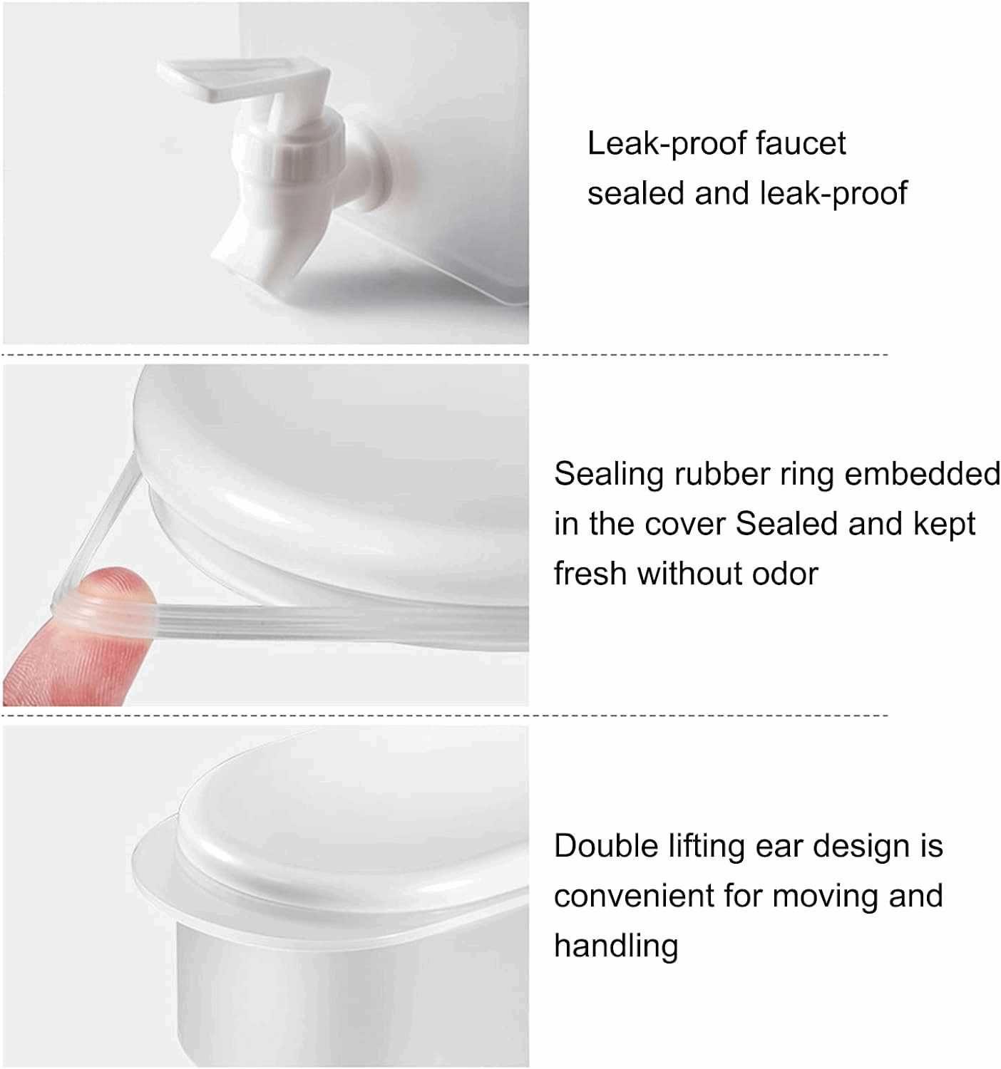 Cold Water Jug With Tap Beverage Drink Dispenser Fruit Teapot Tank Refrigerator Juice Kettle Cold Water Jug For Detox water & Lemonade (3.5 L)