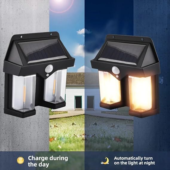 Solar Sensor Light Double LED