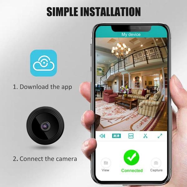A9 1080P Mini Rechargable Camera WiFi (Imported)