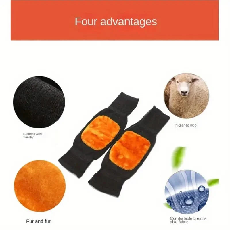 Warm Wool Knee Pads 2 Pieces (Imported) - Easy2Buy.pk