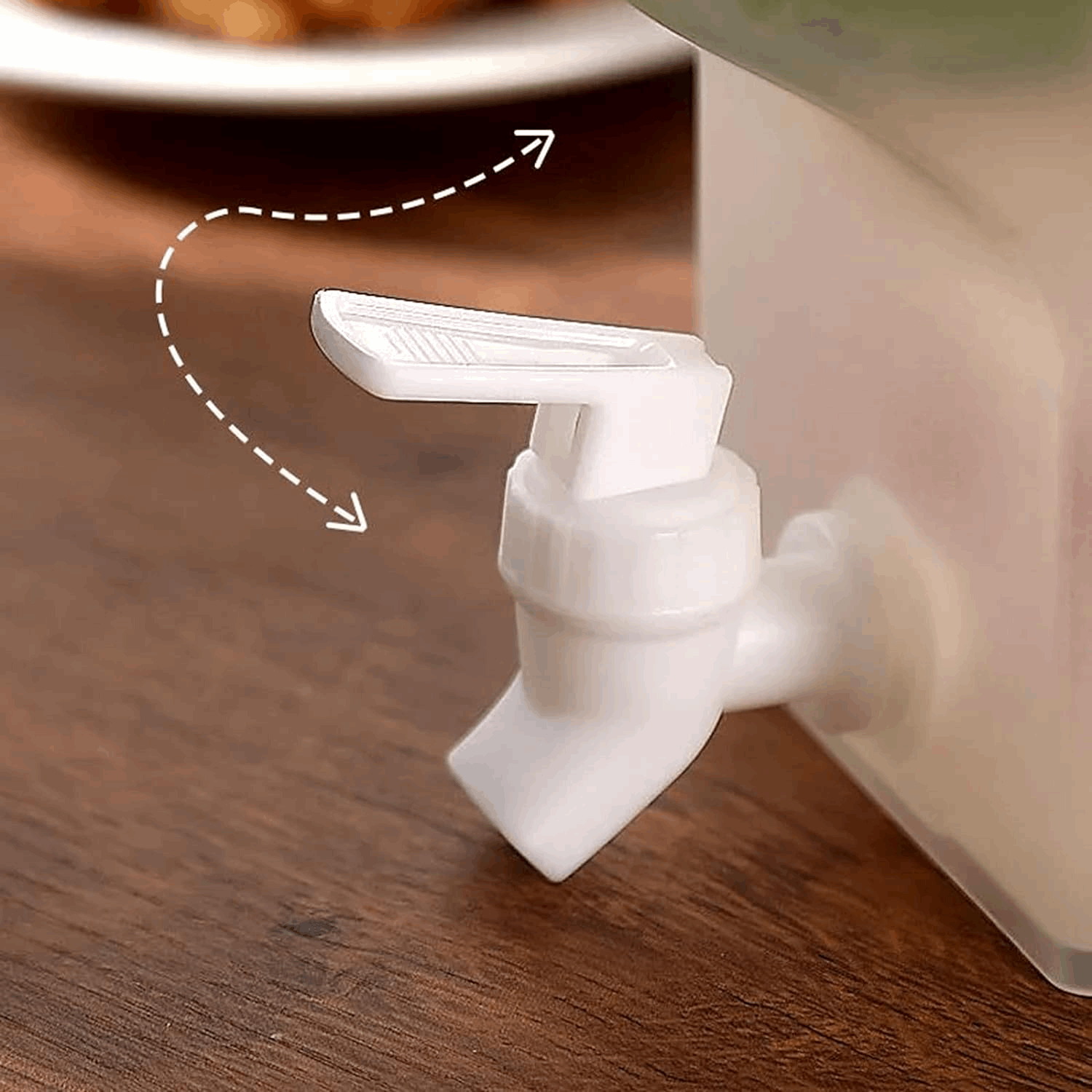 Cold Water Jug With Tap Beverage Drink Dispenser Fruit Teapot Tank Refrigerator Juice Kettle Cold Water Jug For Detox water & Lemonade (3.5 L)
