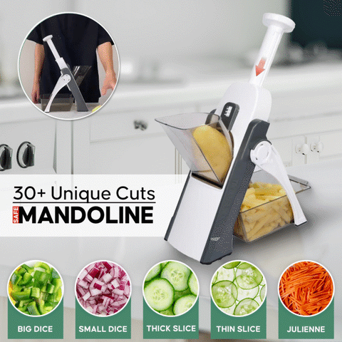 Multi Vegetable Chopper - 4 in 1 Mandoline Slicer (Imported)