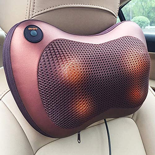 Car Massage Pillow: Vibrating, Heating, Shiatsu Neck Massager