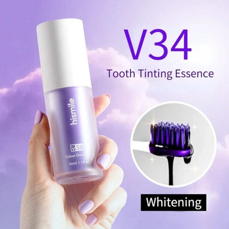 HiSmiles V34 Teeth Brightening Serum + Free Soft Nano Brush