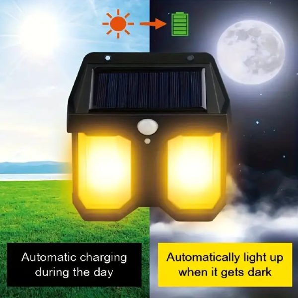 Solar Sensor Light Double LED