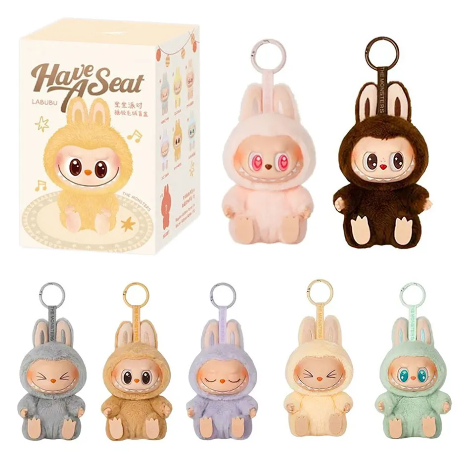 Labubu Have A Seat Series - Plush Keychain Blind Box - Easy2Buy.pk