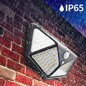 Solar Wall Light With Motion Sensor 100 Led