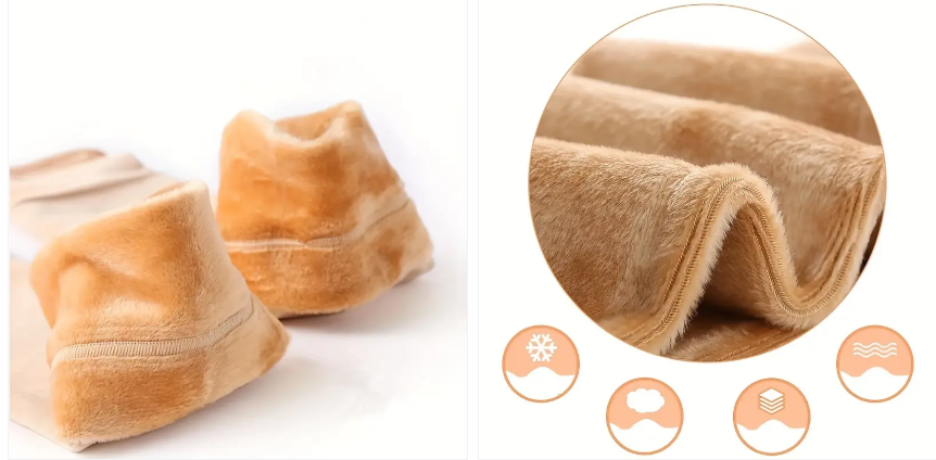 Warm Wool Knee Pads 2 Pieces With Strap