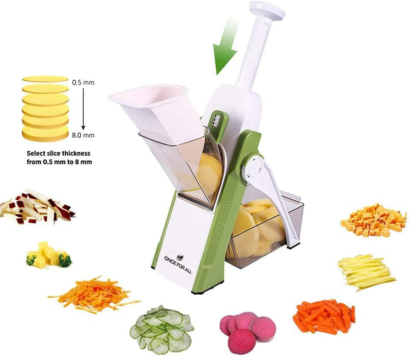 Multi Vegetable Chopper - 4 in 1 Mandoline Slicer (Imported)