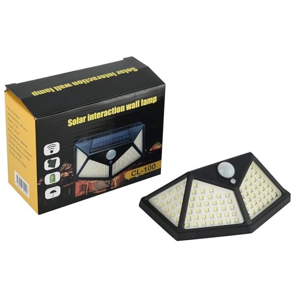 Solar Wall Light With Motion Sensor 100 Led